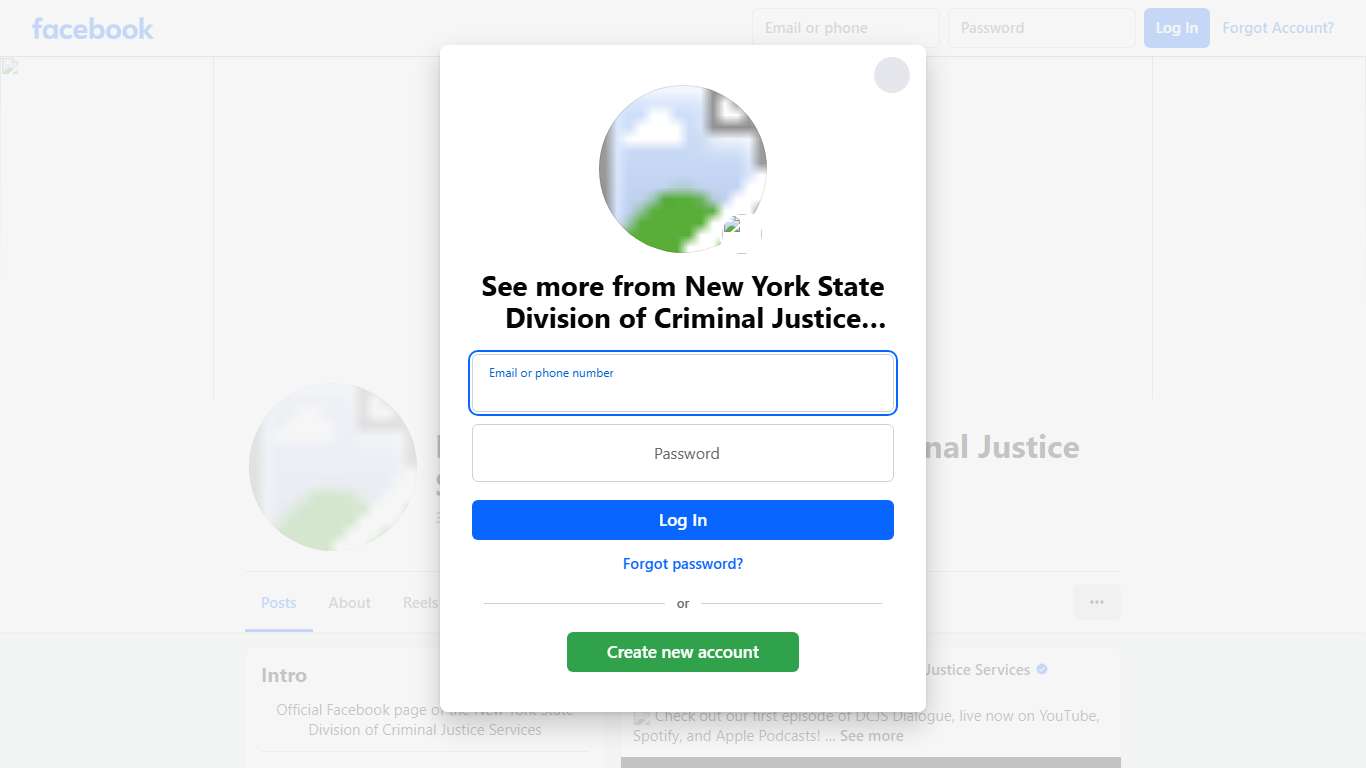 New York State Division of Criminal Justice Services Albany NY Facebook
